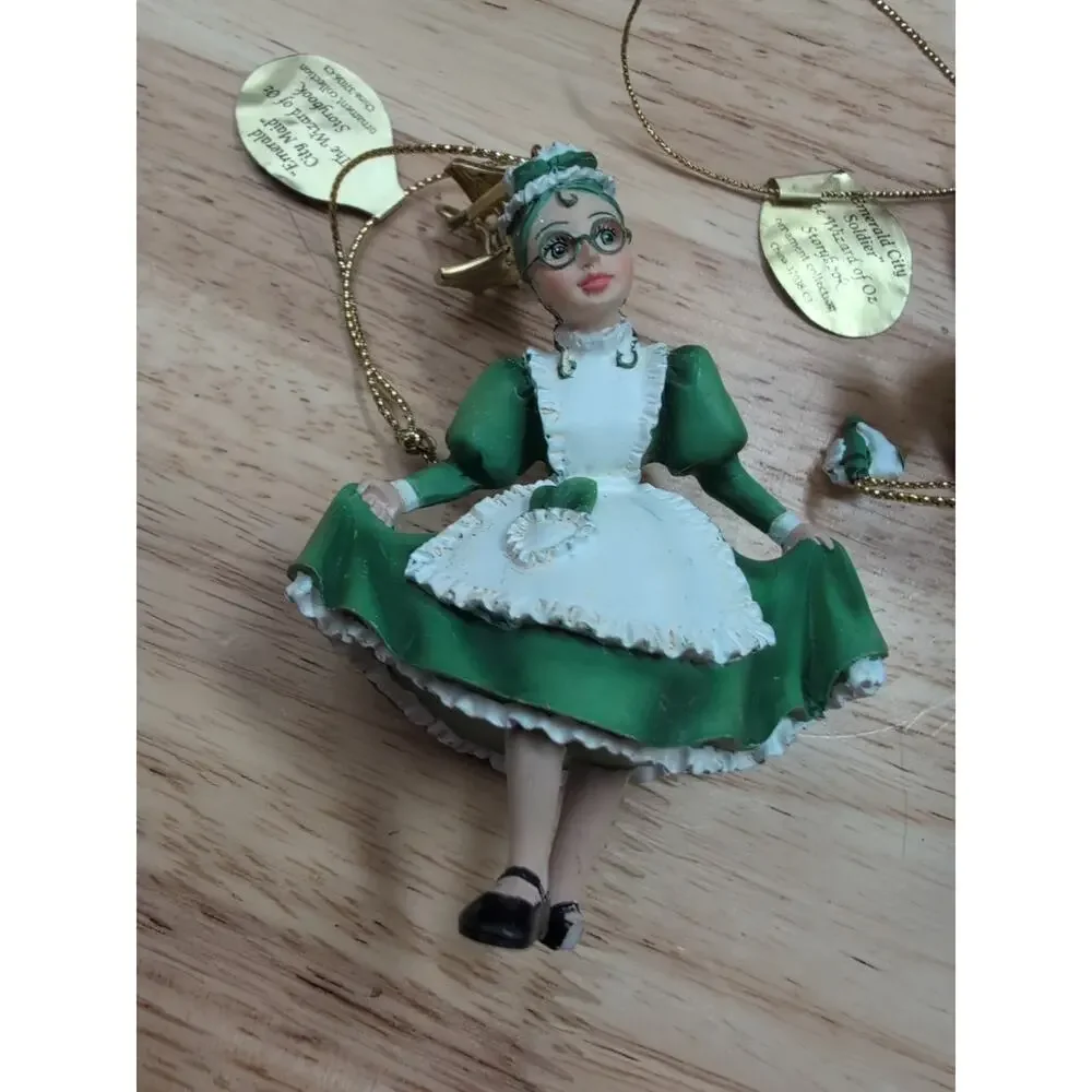 Vintage Ashton Drake Wizard Of Oz‎ Heirloom Christmas Ornaments Set of 6 READ